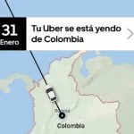 Uber abandona Colombia antes que cumplir con el fallo por competencia desleal